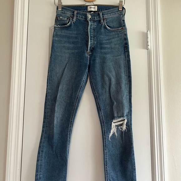 Agolde High-Rise Slim Leg Jeans - Picture 1 of 1